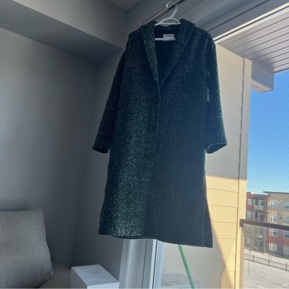 NWT Old Navy women's Relaxed Textured Overcoat for Women, XS, Green - Picture 6 of 12